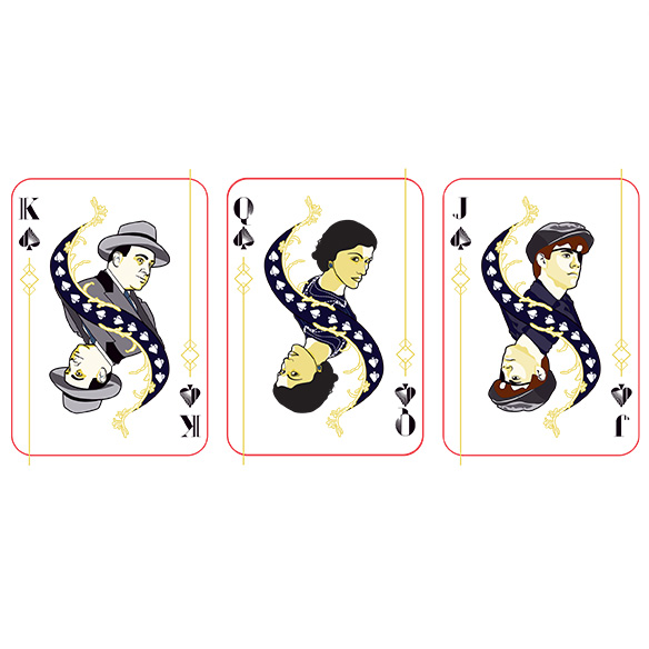 Great Gatsby playing cards